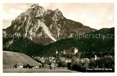 AK / Ansichtskarte Fuessen Allgaeu Schloss Saeuling Kat. Fuessen