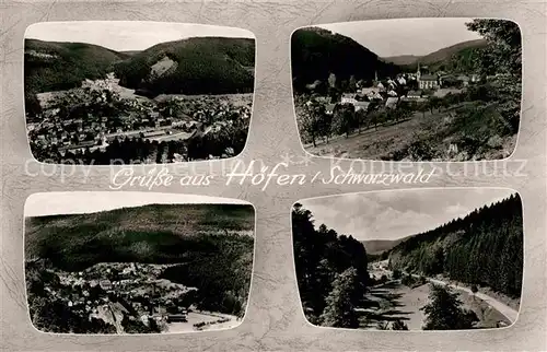 AK / Ansichtskarte Hoefen Enz Wildbad Panorama Kat. Hoefen an der Enz