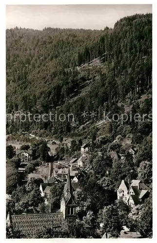 AK / Ansichtskarte Hoefen Enz Wildbad Kirche Kat. Hoefen an der Enz