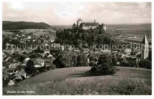 AK / Ansichtskarte Woerth Donau Panorama Kat. Woerth a.d.Donau