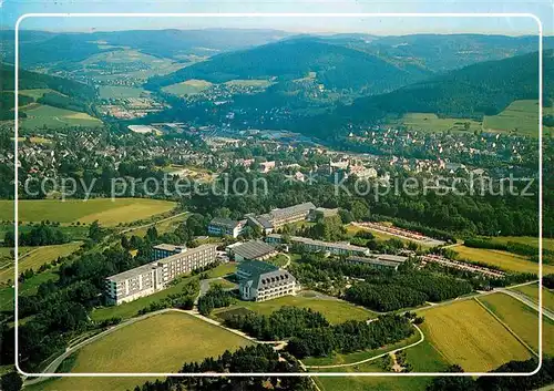 AK / Ansichtskarte Bad Berleburg Herz Kreislauf Klinik Odebornklinik Fliegeraufnahme Kat. Bad Berleburg