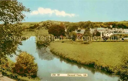 AK / Ansichtskarte Usk Monmouthshire Partie am Fluss Kat. Monmouthshire