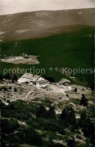 AK / Ansichtskarte Arberschutzhaus Hotel Brennes Kat. Grosser Arber Bayerisch Eisenstein