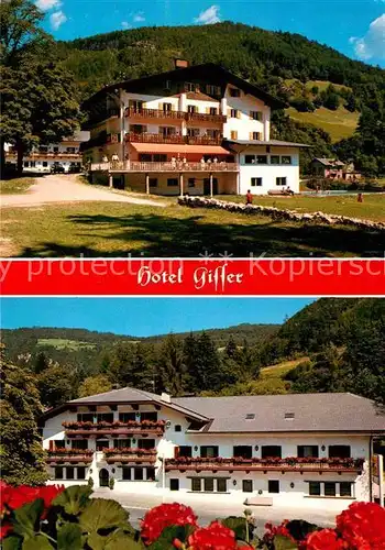 AK / Ansichtskarte Kiens Suedtirol Hotel Gisser Kat. Kiens Pustertal