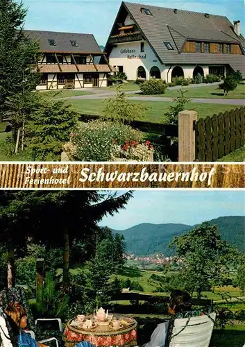 AK / Ansichtskarte Winden Elztal Sport und Ferienhotel Schwarzbauernhof Terrasse Kat. Winden im Elztal