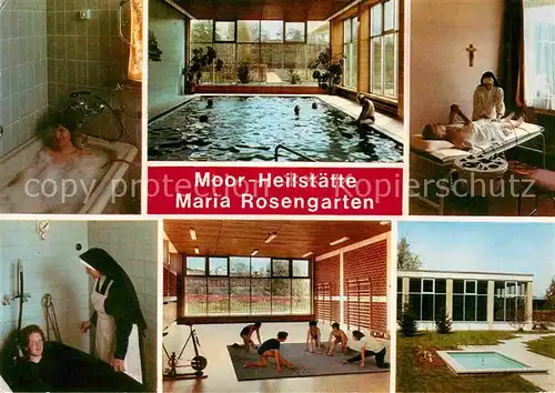 AK / Ansichtskarte Bad Wurzach Moor Heilstaette Maria Rosengarten Moor und Hallenbad Gymnastikraum Kat. Bad Wurzach