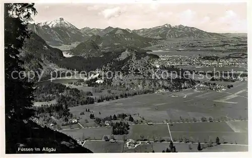 AK / Ansichtskarte Fuessen Allgaeu Panorama Kat. Fuessen