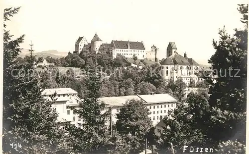 AK / Ansichtskarte Fuessen Allgaeu Panorama  Kat. Fuessen