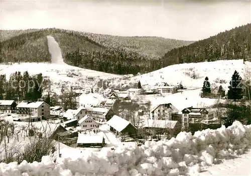 AK / Ansichtskarte Enzkloesterle Wintersportplatz Kat. Enzkloesterle