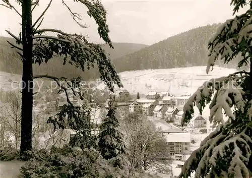 AK / Ansichtskarte Enzkloesterle Wintersportplatz Kat. Enzkloesterle