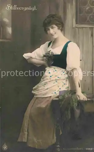 AK / Ansichtskarte Foto NPG Nr. 1168 Frau Tracht  Kat. Neue Photographische Gesellschaft