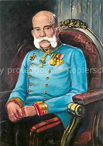 AK / Ansichtskarte Franz Josef I. Kaiser von oesterreich  Kat. Koenigshaeuser
