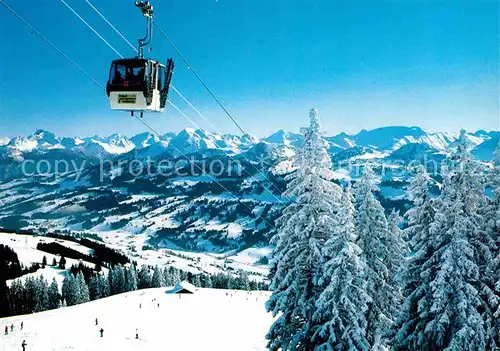 AK / Ansichtskarte Seilbahn Rellerligrat Schoenried  Kat. Bahnen