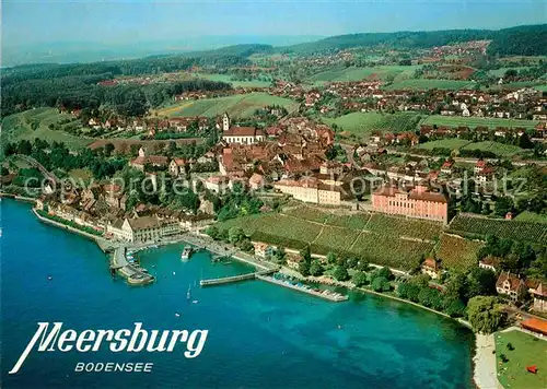 AK / Ansichtskarte Meersburg Bodensee Fliegeraufnahme Kat. Meersburg