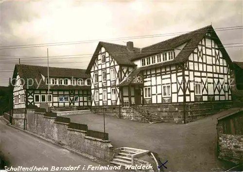 AK / Ansichtskarte Berndorf Twistetal Schullandheim Fachwerk Kat. Twistetal