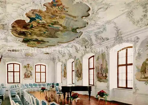 AK / Ansichtskarte Donauwoerth Schloss Leitheim Sommerresidenz Reichsabtei Zisterzienser Rokokofestsaal Kat. Donauwoerth