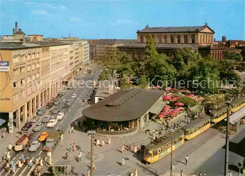 AK / Ansichtskarte Strassenbahn Hannover Am Kroepcke  Kat. Strassenbahn