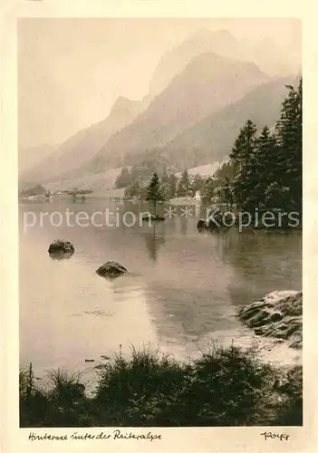 AK / Ansichtskarte Foto Popp Nr. Hintersee Reiteralpe Kat. Fotografie