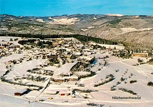 AK / Ansichtskarte Hoechenschwand Fliegeraufnahme Porten Hotel Kurhaus Kat. Hoechenschwand