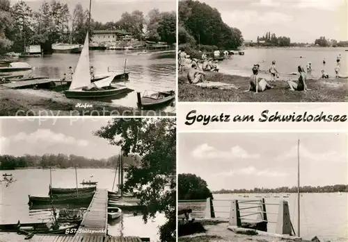 AK / Ansichtskarte Goyatz am Schwielochsee GST Stuetzpunkt Hafen Kat. Schwielochsee