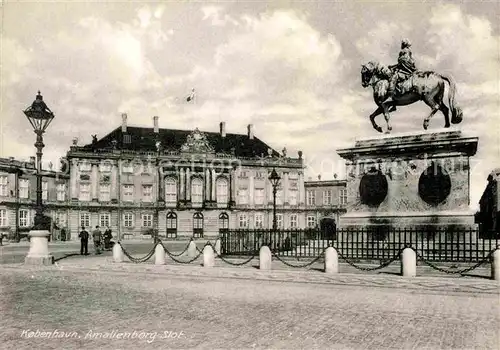 AK / Ansichtskarte Copenhagen Kobenhavn Amalienborg Palace Slot Kat. Copenhagen 