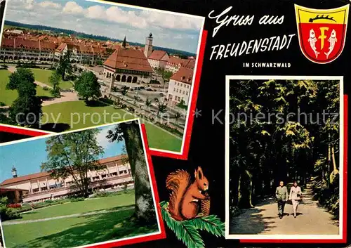 AK / Ansichtskarte Freudenstadt Marktplatz Kurhaus Teuchelwald Kat. Freudenstadt