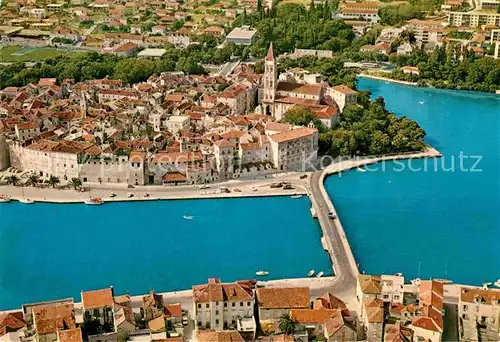 AK / Ansichtskarte Trogir Trau Altstadt Luftaufnahme Kat. Trogir