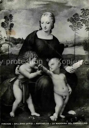 AK / Ansichtskarte Raffaello La Madonna del Cardellino  Kat. Kuenstlerkarte