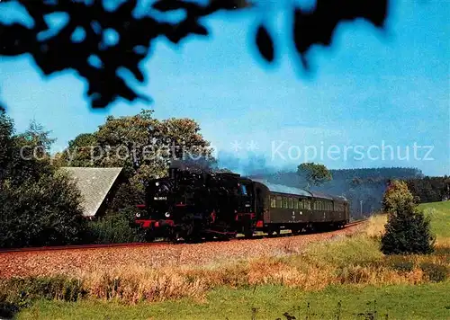 AK / Ansichtskarte Lokomotive Gueterzug Dampflokomotive 861501 Walthersdorf  Kat. Eisenbahn