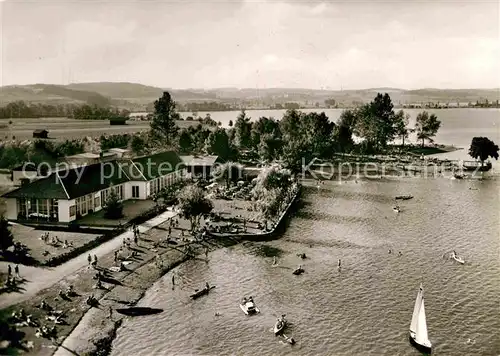 AK / Ansichtskarte Waging See Strandbad und Kurhaus Kat. Waging a.See