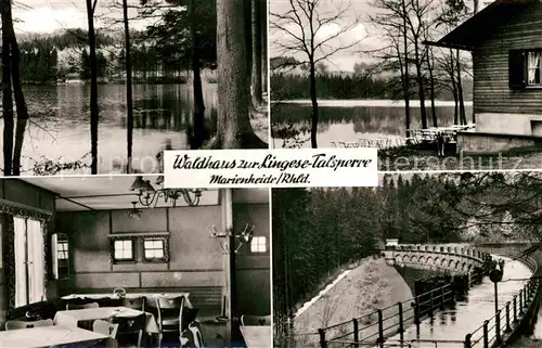 AK / Ansichtskarte Marienheide Waldhaus Lingese Talsperre Kat. Marienheide