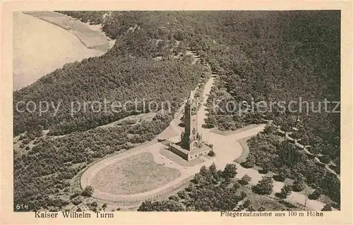 AK / Ansichtskarte Charlottenburg Fliegeraufnahme Kaiser Wilhelm Turm  Kat. Berlin