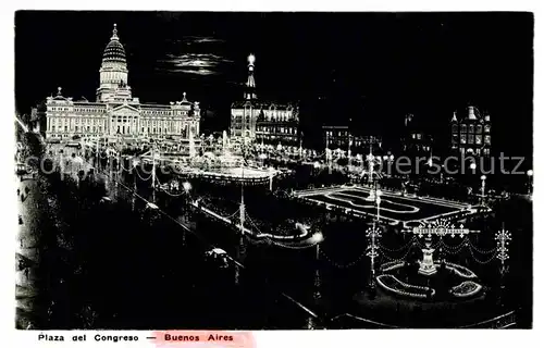 AK / Ansichtskarte Buenos Aires Plaza del Congreso Kat. Buenos Aires