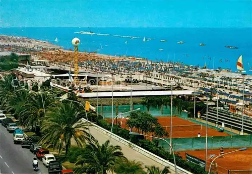 AK / Ansichtskarte Pescara Seepromenade Tennisplaetze Kat. Pescara