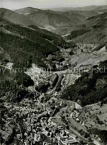 AK / Ansichtskarte Schiltach Fliegeraufnahme Kat. Schiltach Schwarzwald