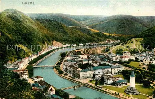 AK / Ansichtskarte Ems Bad Panorama Kat. Bad Ems