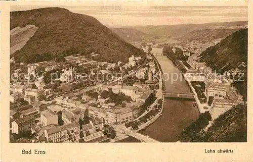 AK / Ansichtskarte Ems Bad Panorama Lahn  Kat. Bad Ems