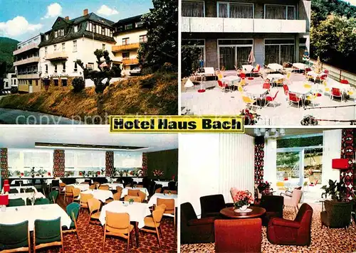 AK / Ansichtskarte Bad Salzig Hotel Haus Bach Kat. Boppard