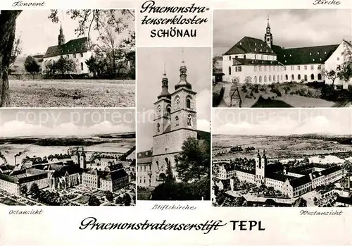 AK / Ansichtskarte Schoenau St Goarshausen Praemonstratenserkloster Stiftskirche Konvent Kat. Sankt Goarshausen