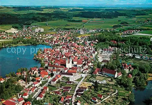 AK / Ansichtskarte Bad Waldsee Moorheilbad Oberschwaben Fliegeraufnahme Kat. Bad Waldsee