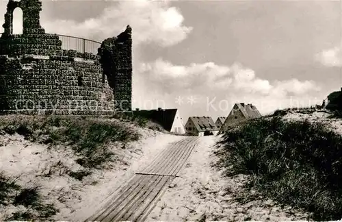 AK / Ansichtskarte Hoernum Sylt Haeuser in den Duenen Kat. Hoernum (Sylt)