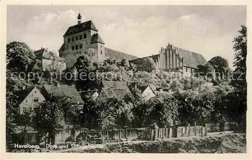 AK / Ansichtskarte Havelberg Dom und Stiftsgebaeude Kat. Havelberg