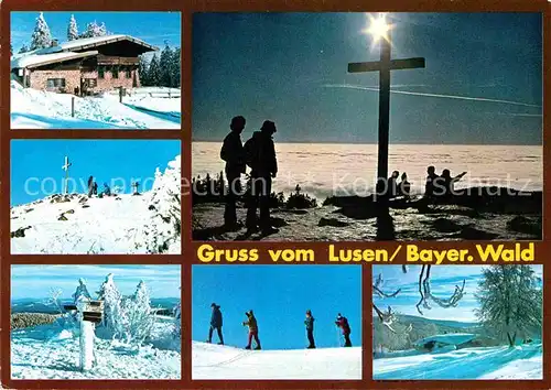 AK / Ansichtskarte Lusen Bayerischer Wald Bergsteiger