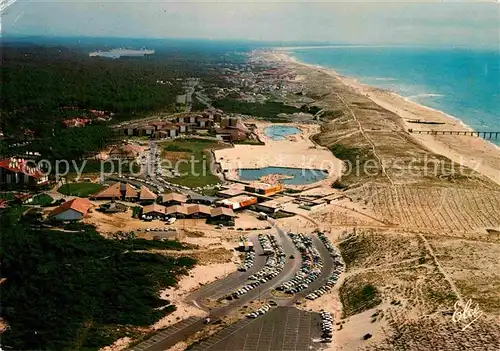 AK / Ansichtskarte Seignosse Fliegeraufnahme mit Strand und Freibad Kat. Seignosse