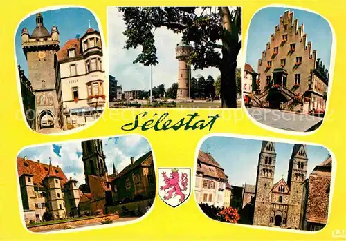 AK / Ansichtskarte Selestat Bas Rhin Elsass Ortspartien Kat. Selestat