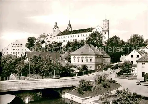 AK / Ansichtskarte Freising Oberbayern Moosachbruecke Domberg Kat. Freising