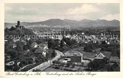 AK / Ansichtskarte Bad Godesberg Godesburg Sieben Berge Kat. Bonn