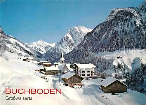 AK / Ansichtskarte Buchboden Winterpanorama Grosswalsertal Kat. Sonntag