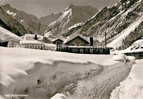 AK / Ansichtskarte Oberstdorf Spielmannsau  Kat. Oberstdorf