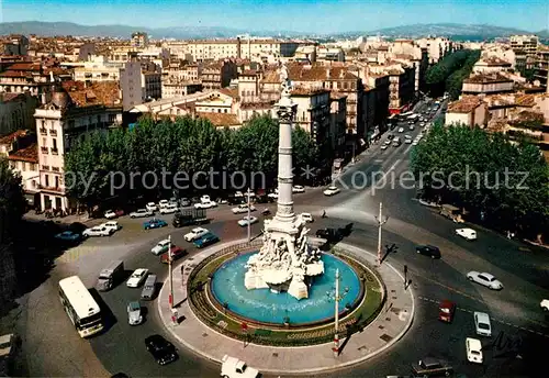 AK / Ansichtskarte Marseille Place Castellane et le boulevard Baille Kat. Marseille